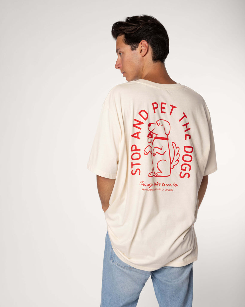 Mode für Hundebesitzer, Geschenk für Hundebesitzer, stop and pet the dogs, Shirt, golden retriever