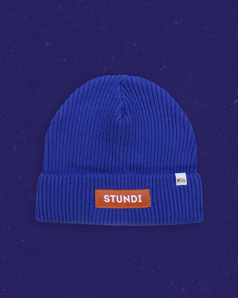 Mode für hundebesitzer, Geschenke für Hundebesitzer, Haube, Beanie, Merch, Hundestunde, Stundi, Blau