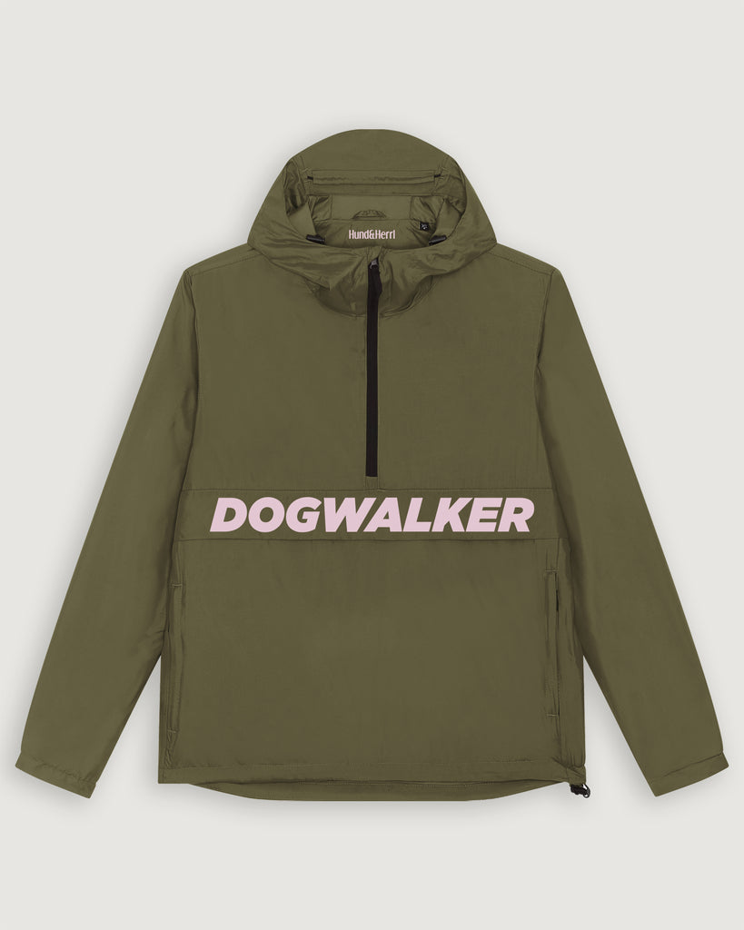 Mode für Hundebesitzer, Dogwalker, Windbreaker, Khaki