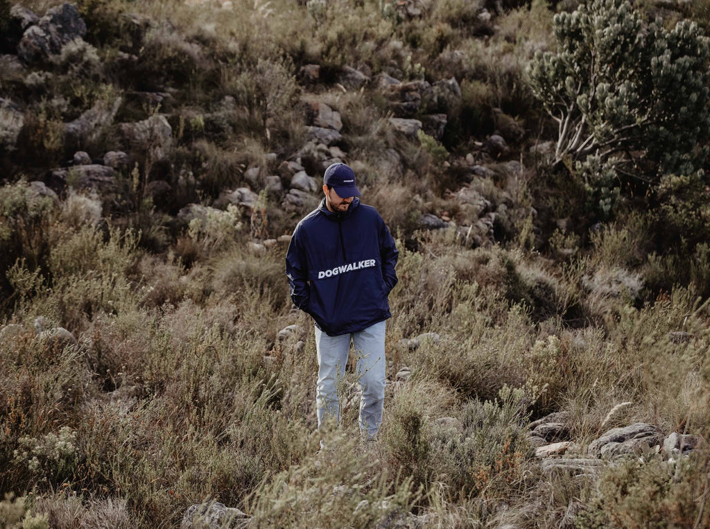 Mode für Hundebesitzer, Dogwalker, Windbreaker, Navy