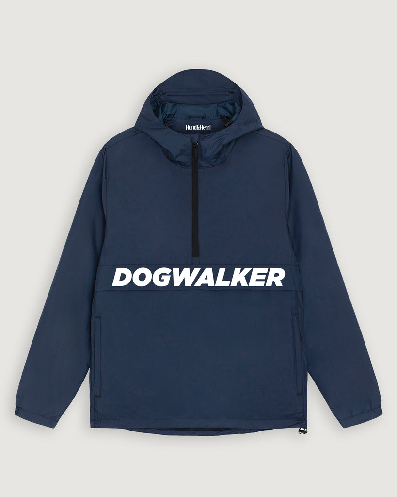 Mode für Hundebesitzer, Dogwalker, Windbreaker, Navy