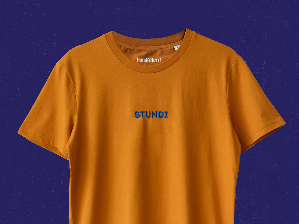 Mode für hundebesitzer, Geschenke für Hundebesitzer, Shirt, Merch, Hundestunde, Stundi, Orange