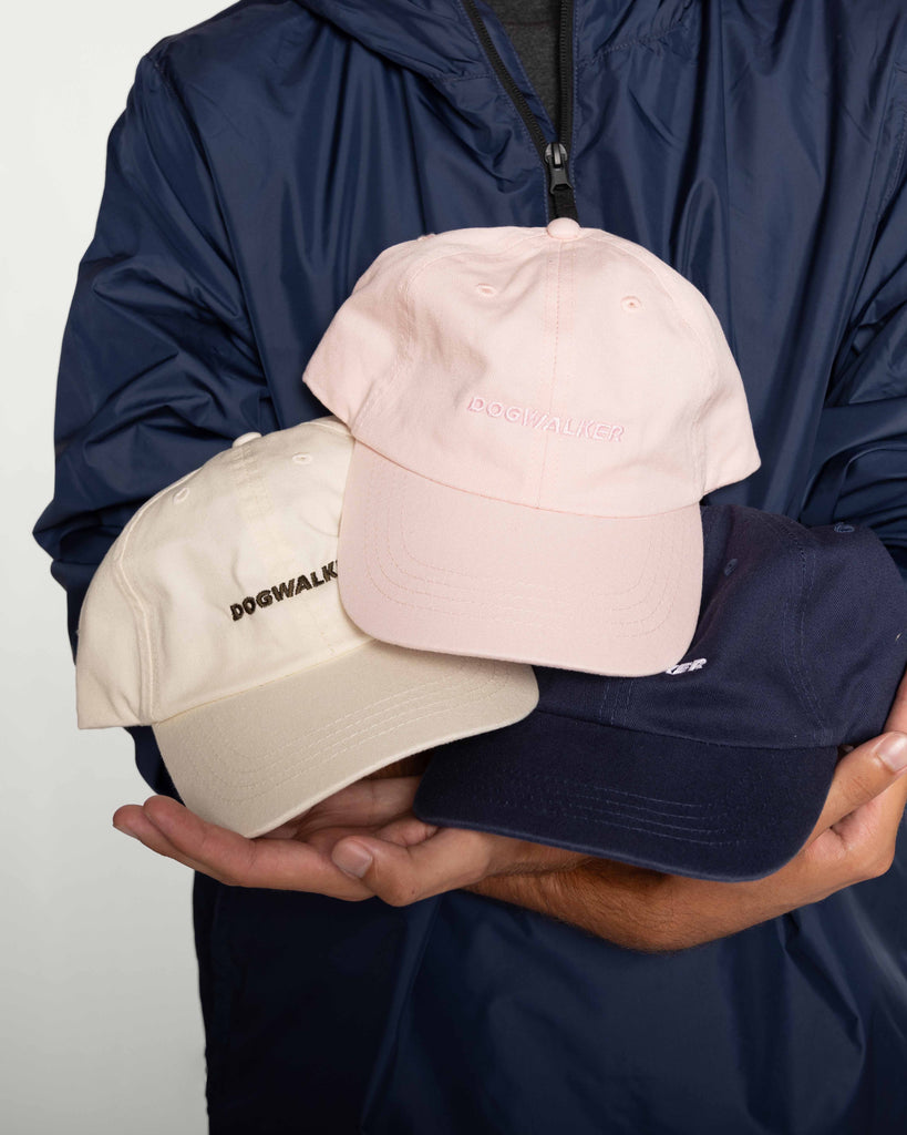 Mode für Hundebesitzer, Cap, Dogwalker, Blau, Rosa, Beige