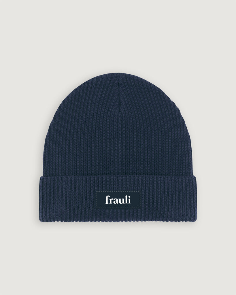Mode für Hundebesitzer, Frauli Beanie Haube, Navy