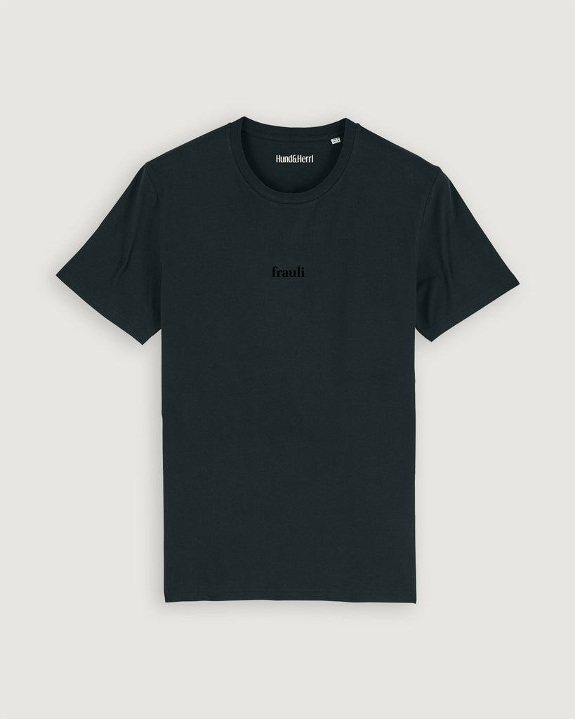 Mode für Hundebesitzer, Frauli Shirt, schwarz, special edition