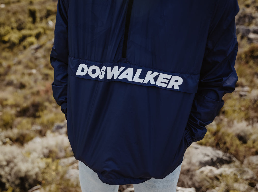 Mode für Hundebesitzer, Dogwalker, Windbreaker, Navy